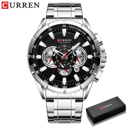 Relógio Curren 8363 Casual de Luxo