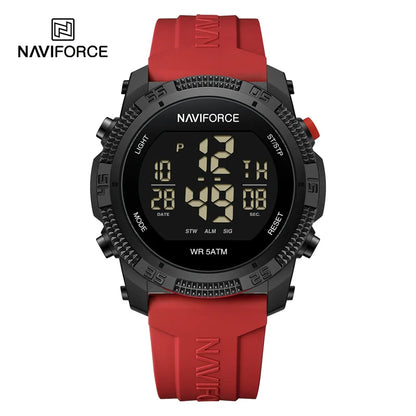 ⌚ Relógio Digital NAVIFORCE NF7104 Esportivo Masculino com Pulseira de Silicone – 5ATM