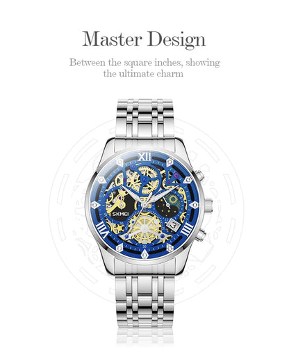 Relógio SKMEI 9058 Masculino ⌚ Luxo e Casual