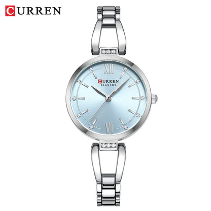 Relógio Curren 9092 Quartzo Aço Inoxidável Resistente 3ATM