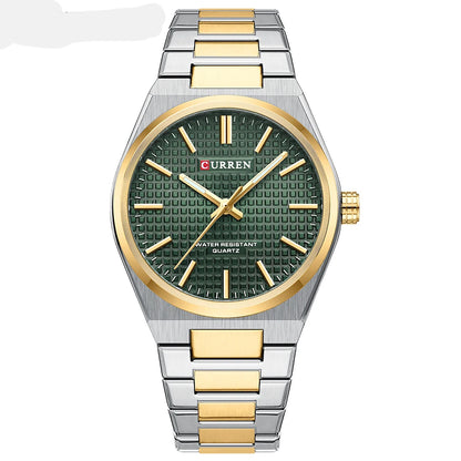 ⌚Relógio CURREN 8439 Masculino ⌚ Estilo Clássico com Ponteiros Luminosos