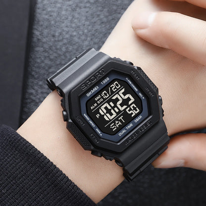 ⌚ Relógio Masculino Esportivo SKMEI 1988 🏃‍♂️ Digital com Luz de Fundo 💡 | Alarme, Cronômetro e Contagem Regressiva ⏱️ | À Prova D’Água 5ATM 💦 | Estilo Militar Tático ⚔️