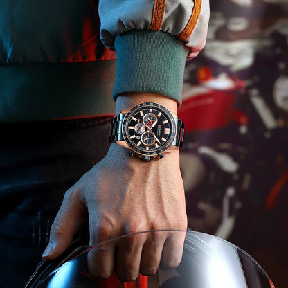 Relógio CURREN 8418 Masculino ⌚ Esportivo e Elegante