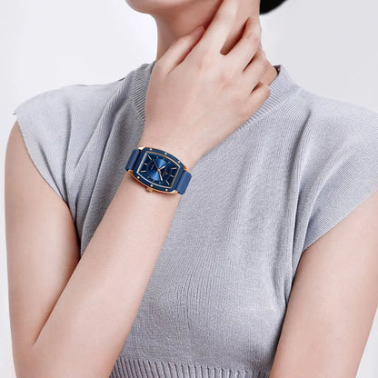 ⌚🌟Relógio Feminino NAVIFORCE NF5049 – Design Moderno e Conforto com Pulseira de Silicone