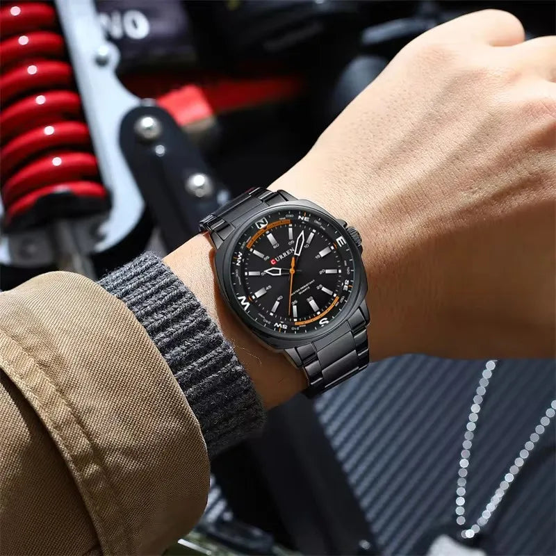 ⌚ Relógio Curren Modelo 8455 – Estilo Casual com Resistência e Elegância! 🔥