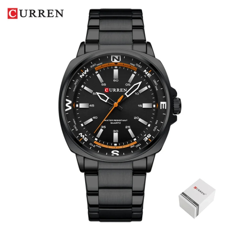 ⌚ Relógio Curren Modelo 8455 – Estilo Casual com Resistência e Elegância! 🔥