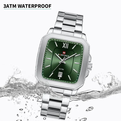 ⌚ Relógio NAVIFORCE NF9239 Casual Aço Inoxidável Quartzo Lovers 3ATM