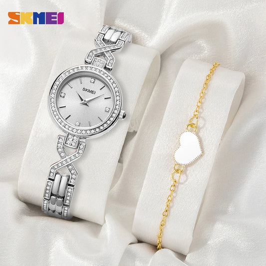 Relógio SKMEI 1738 Feminino ⌚ Fashion Casual 💖