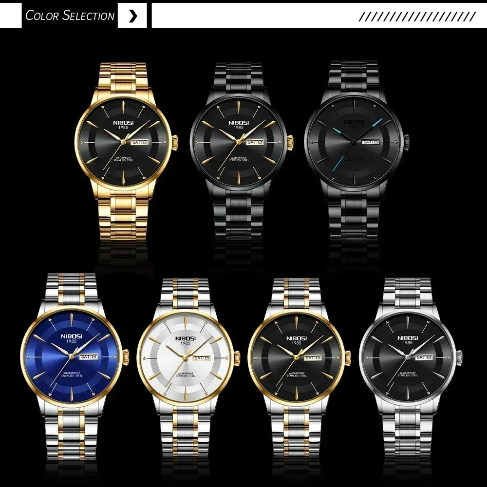 ⌚ Relógio NIBOSI 2607 Masculino Simples e Resistente 3ATM