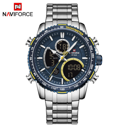 NAVIFORCE NF9182 Quartz Digital Stainless Steel 3ATM Watch