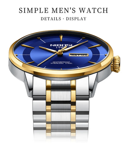 ⌚ Relógio NIBOSI 2607 Masculino Simples e Resistente 3ATM