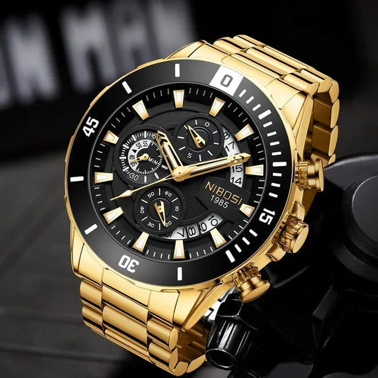 ⌚ Relógio NIBOSI 2592 – Estilo Business & Alta Performance 💼✨