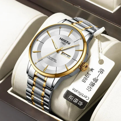 ⌚ Relógio NIBOSI 2607 Masculino Simples e Resistente 3ATM