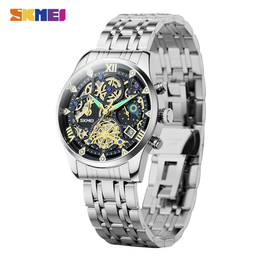 Relógio SKMEI 9058 Masculino ⌚ Luxo e Casual