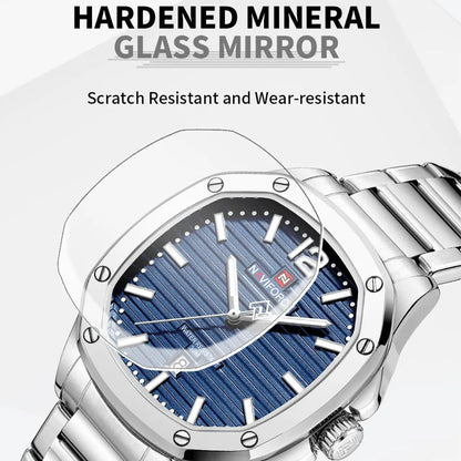 ⌚✨Relógio Masculino NAVIFORCE NF9243S – Elegância e Durabilidade em Aço Inoxidável
