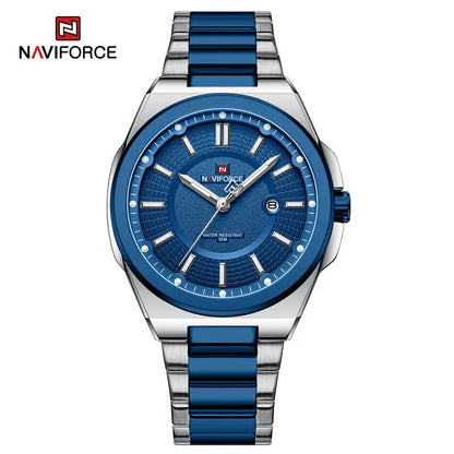 Relógio NAVIFORCE 9212 Quartzo Aço Inoxidável Esporte 3ATM
