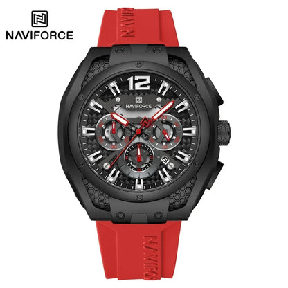 ⌚🔥Relógio Masculino NAVIFORCE NF8063 – Esportivo, Cronógrafo, Pulseira Silicone