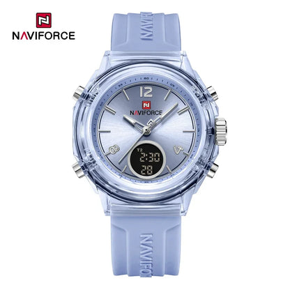 ⌚💖Relógio Feminino NAVIFORCE NF7109 – Esportivo, Casual e à Prova d’Água com Alarme e Luz