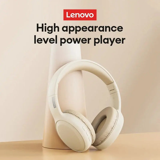 🎧🔥Fone de Ouvido Lenovo TH30 Bluetooth 5.3 com Microfone 🎮🎵 Dobrável, Confortável e com 9h de Bateria!