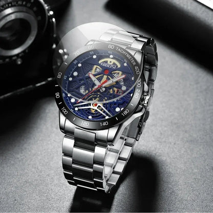 🕰️✨NIBOSI 2388 Herren-Quarzuhr ⌚ Luxus und Business 🏆 Leuchtzeiger + Automatisches Datum