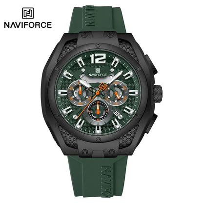 ⌚🔥Relógio Masculino NAVIFORCE NF8063 – Esportivo, Cronógrafo, Pulseira Silicone