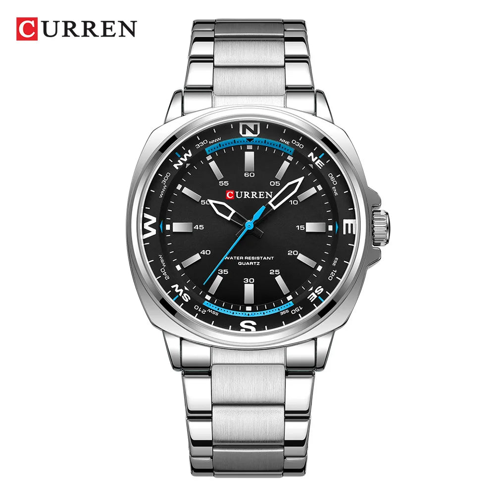 ⌚ Relógio Curren Modelo 8455 – Estilo Casual com Resistência e Elegância! 🔥