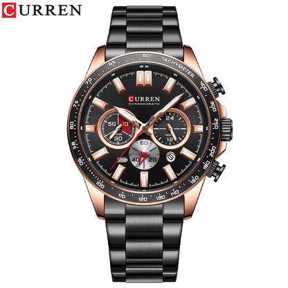 Relógio CURREN 8418 Masculino ⌚ Esportivo e Elegante