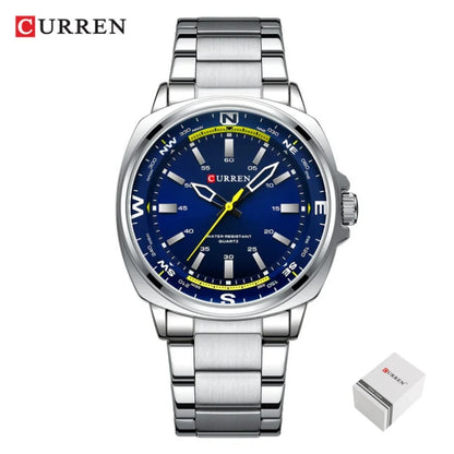 ⌚ Relógio Curren Modelo 8455 – Estilo Casual com Resistência e Elegância! 🔥