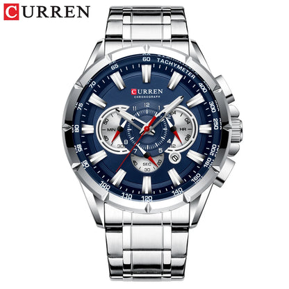 Relógio Curren 8363 Casual de Luxo