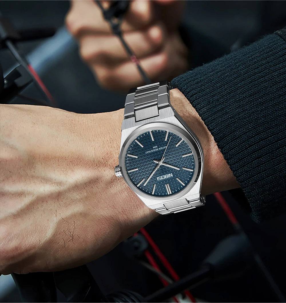 ⌚ NIBOSI 2663 Uhr – Schlichter Luxus mit quadratischem Design ✨🕶️