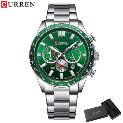 Relógio CURREN 8418 Masculino ⌚ Esportivo e Elegante