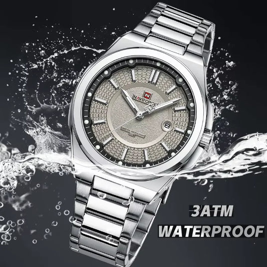 Relógio NAVIFORCE 9212 Quartzo Aço Inoxidável Esporte 3ATM