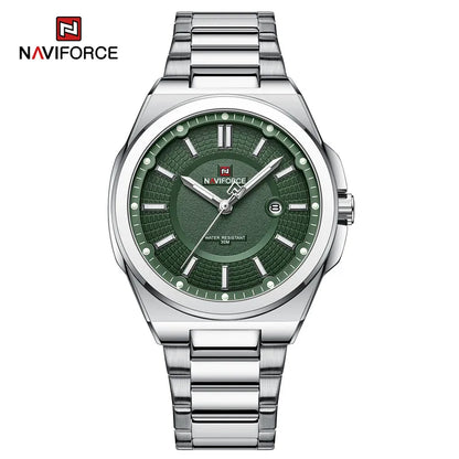 Relógio NAVIFORCE 9212 Quartzo Aço Inoxidável Esporte 3ATM