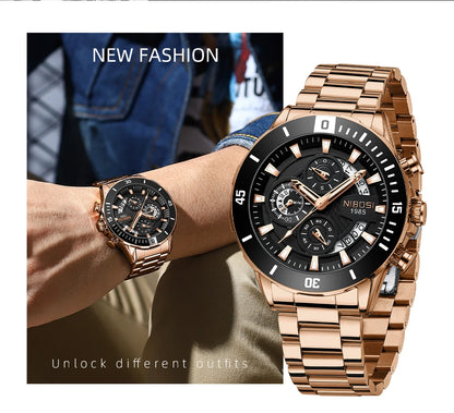 ⌚ NIBOSI 2592 Uhr – Business-Stil und hohe Leistung 💼✨ 