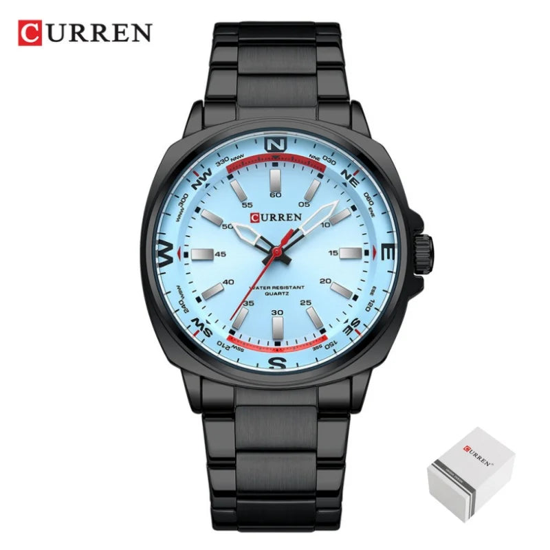 ⌚ Relógio Curren Modelo 8455 – Estilo Casual com Resistência e Elegância! 🔥