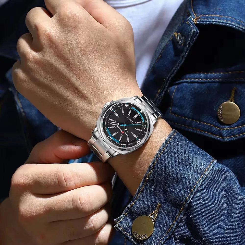 ⌚ Relógio Curren Modelo 8455 – Estilo Casual com Resistência e Elegância! 🔥