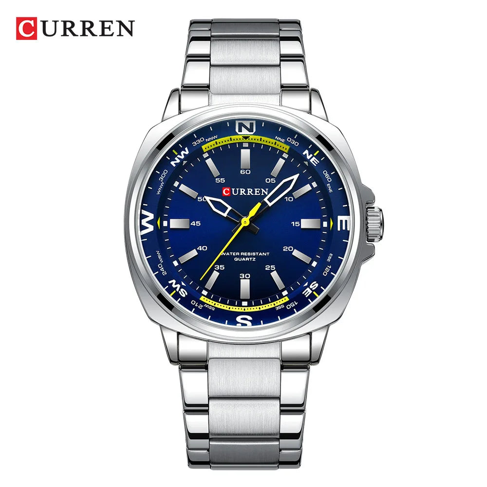 ⌚ Relógio Curren Modelo 8455 – Estilo Casual com Resistência e Elegância! 🔥