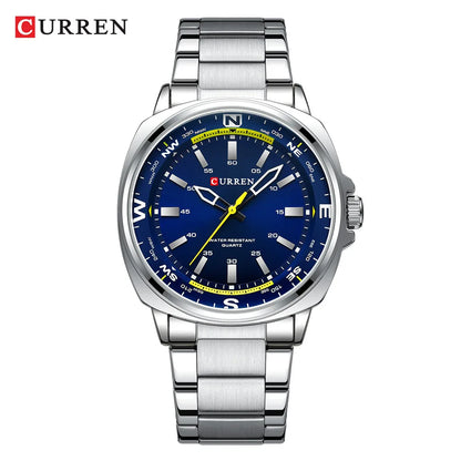 ⌚ Relógio Curren Modelo 8455 – Estilo Casual com Resistência e Elegância! 🔥