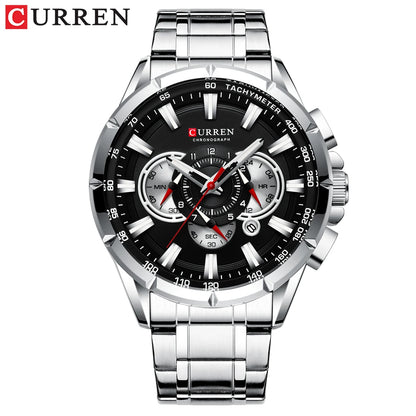 Relógio Curren 8363 Casual de Luxo