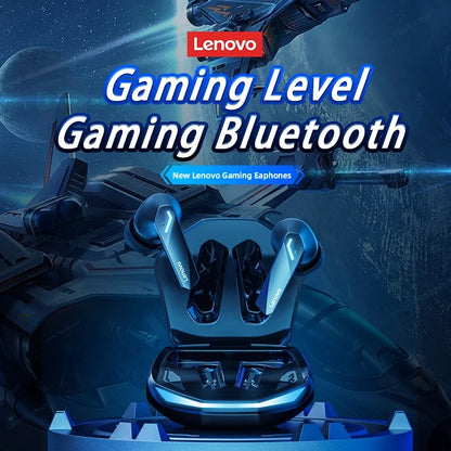 Kit com 5 Fones Lenovo GM2 Pro 🎮 Fones Bluetooth 5.3 TWS com Microfone – Som Hi-Fi para Jogos, Chamadas e Música