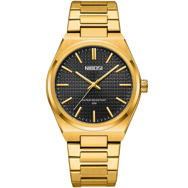 ⌚ NIBOSI 2663 Uhr – Schlichter Luxus mit quadratischem Design ✨🕶️