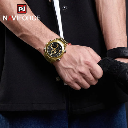 NAVIFORCE NF9182 Quartz Digital Stainless Steel 3ATM Watch