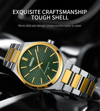 ⌚ NIBOSI 2663 Uhr – Schlichter Luxus mit quadratischem Design ✨🕶️