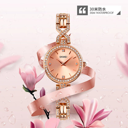 Relógio SKMEI 1738 Feminino ⌚ Fashion Casual 💖