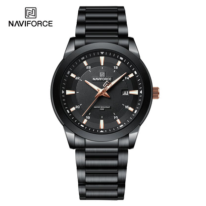 ⌚ Relógio NAVIFORCE 8029 Quartzo Aço Inoxidável Esporte 3ATM