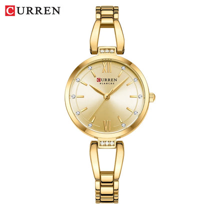 Relógio Curren 9092 Quartzo Aço Inoxidável Resistente 3ATM