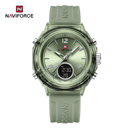 ⌚💖Relógio Feminino NAVIFORCE NF7109 – Esportivo, Casual e à Prova d’Água com Alarme e Luz