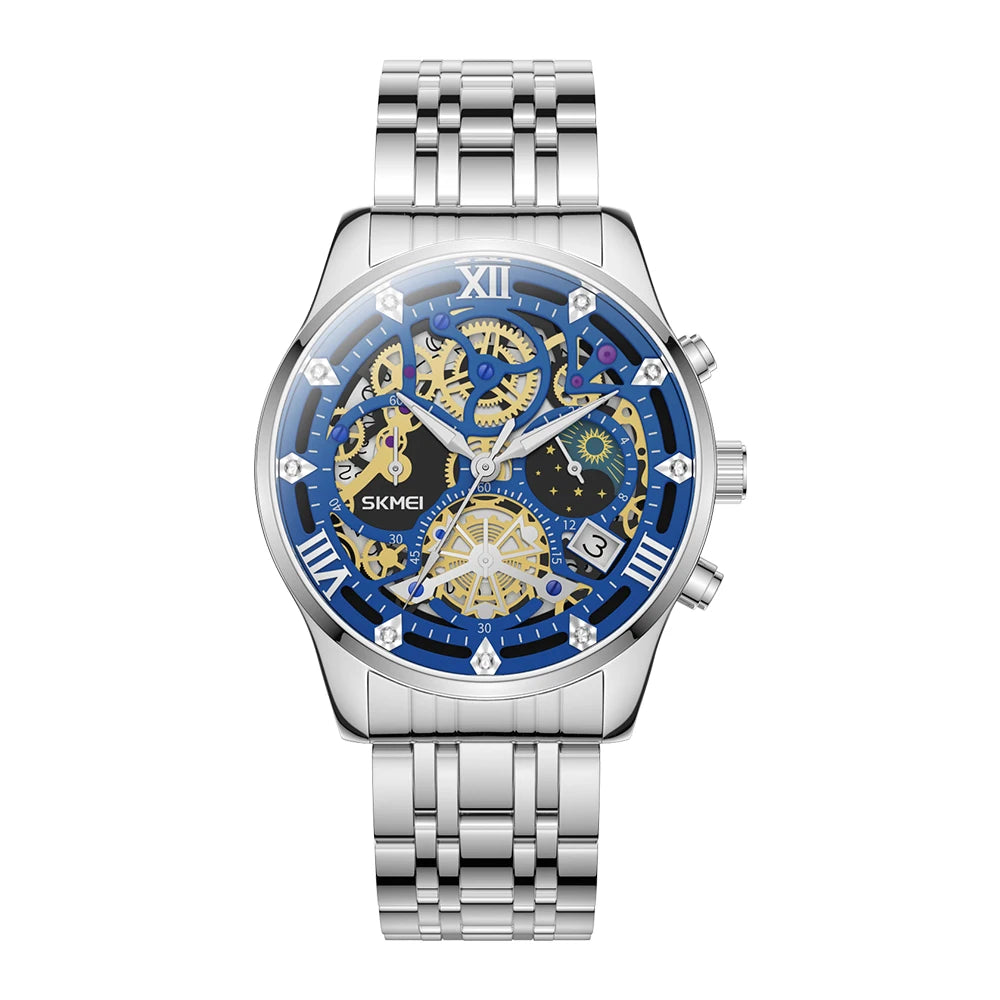 Relógio SKMEI 9058 Masculino ⌚ Luxo e Casual