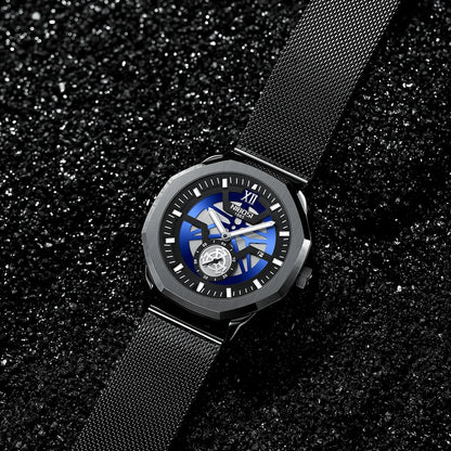 🕰️✨Relógio Masculino NIBOSI 2518 ⌚ Luxo com Pulseira em Aço Inoxidável | Cronógrafo + Resistente e Sofisticado